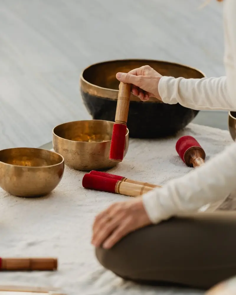 Sound meditation session