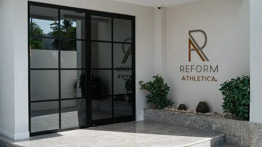 Front of the Reform Athletica villa on Jumeira Street